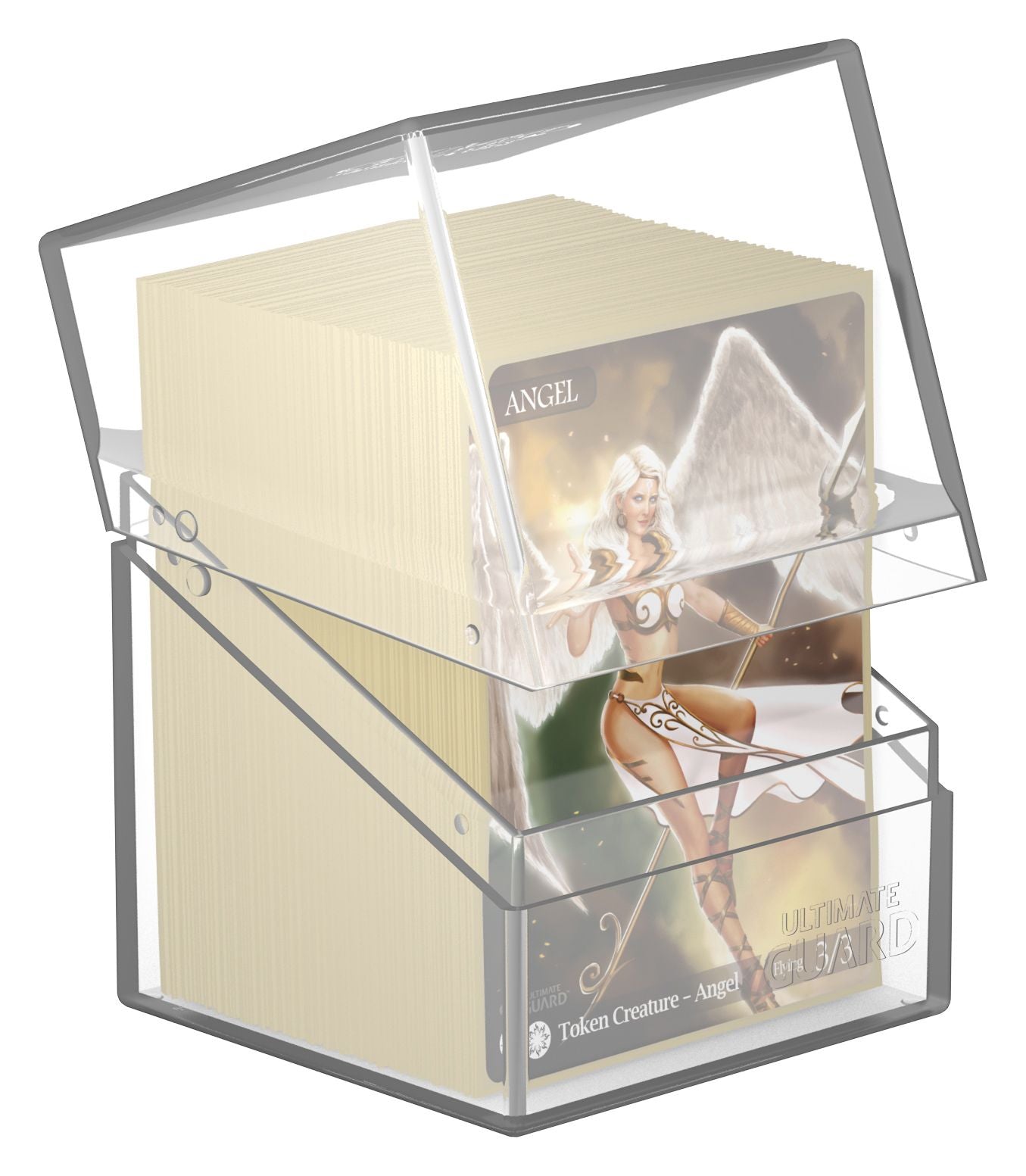 Ultimate Guard - Boulder 100+ Deck Box Case - Clear - Collector's Avenue