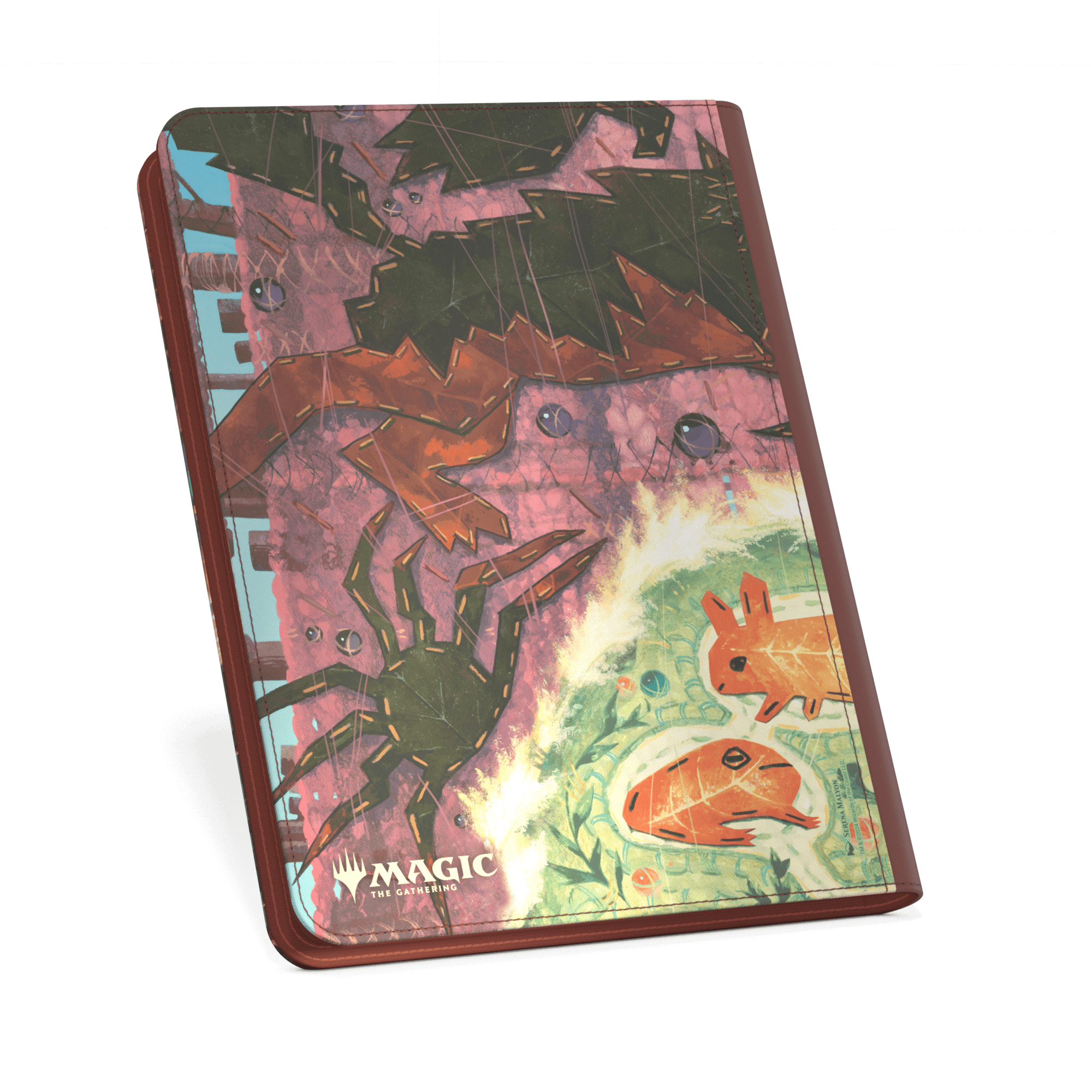 MTG Magic The Gathering Ultimate Guard 18 Pocket Zipfolio 360 Xenoskin Sideloading Binder - Bloomburrow - V1 - Collector's Avenue