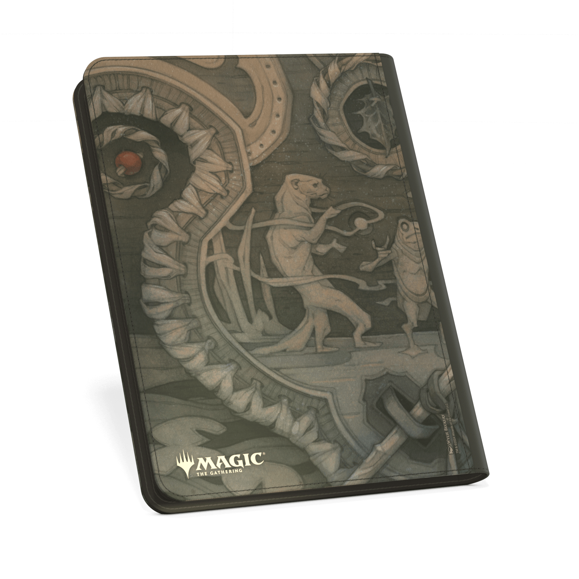 MTG Magic The Gathering Ultimate Guard 18 Pocket Zipfolio 360 Xenoskin Sideloading Binder - Bloomburrow - V2 - Collector's Avenue