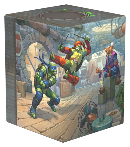 MTG Magic The Gathering Ultimate Guard Boulder 100+ Deck Case - Teenage Mutant Ninja Turtles - Turtle Lair