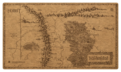 Ultimate Guard - Playmat Leather - The Hobbit - Map: Wilderland