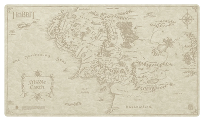 Ultimate Guard - Playmat Leather - The Hobbit - Map: Middle - Earth