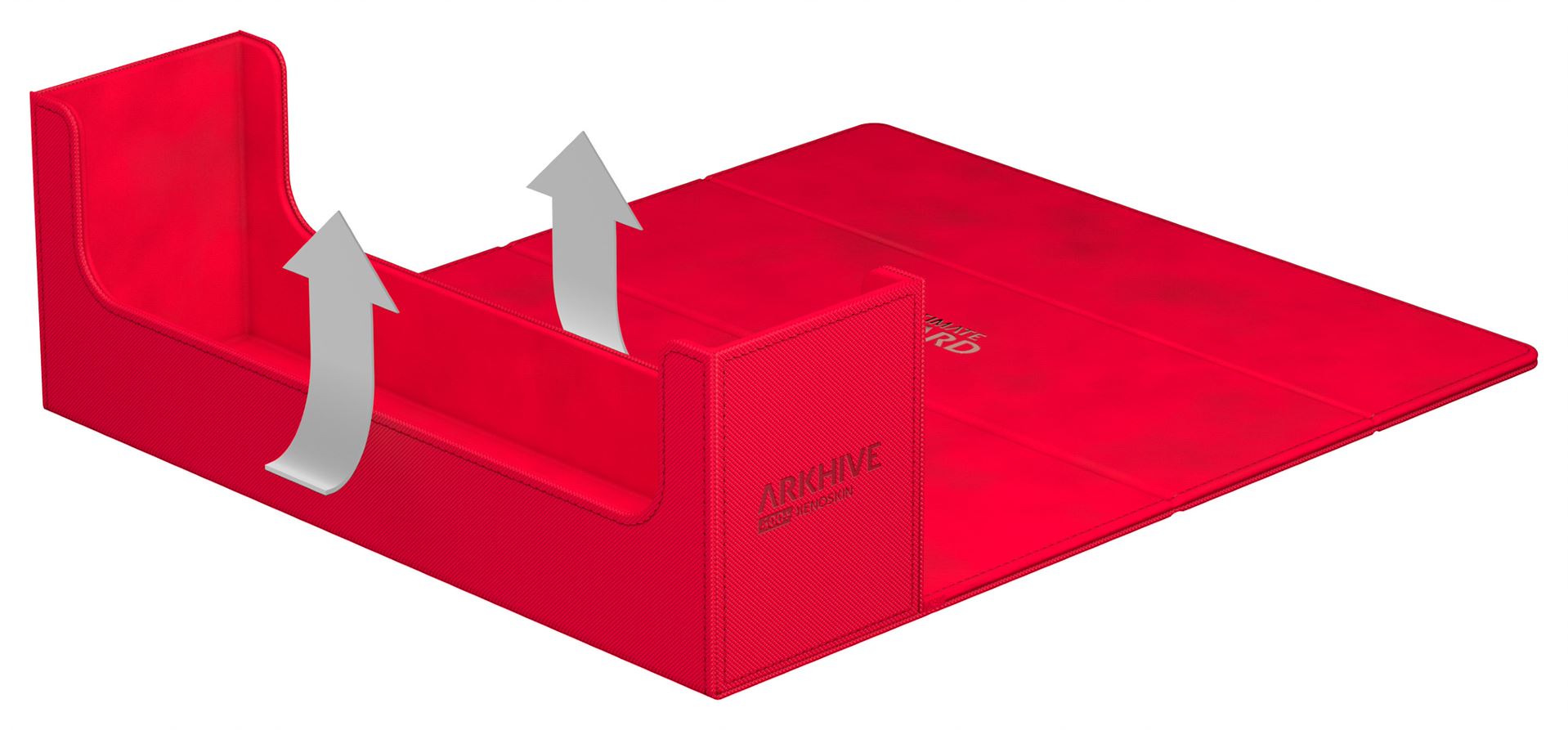 Ultimate Guard Deck Case Arkhive Xenoskin 400+ Monocolor Red - Collector's Avenue