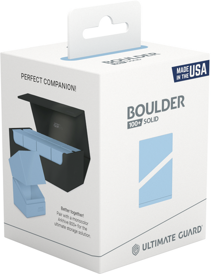 Ultimate Guard Boulder 100+ Deck Box Case Solid Pastel Baby Blue
