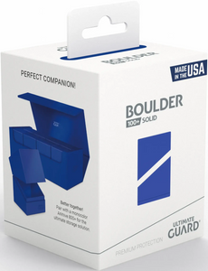 Ultimate Guard Boulder 100+ Deck Box Case - Solid Blue