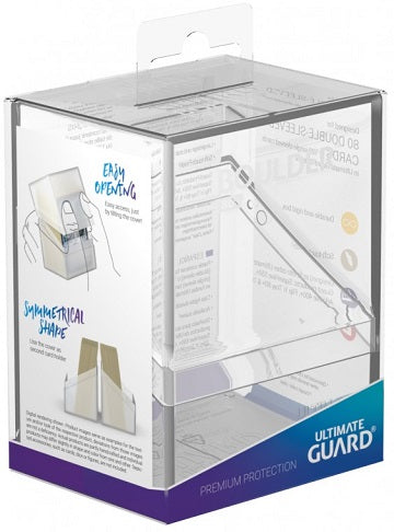 Ultimate Guard Boulder 80+ Deck Box Case Clear - Collector's Avenue