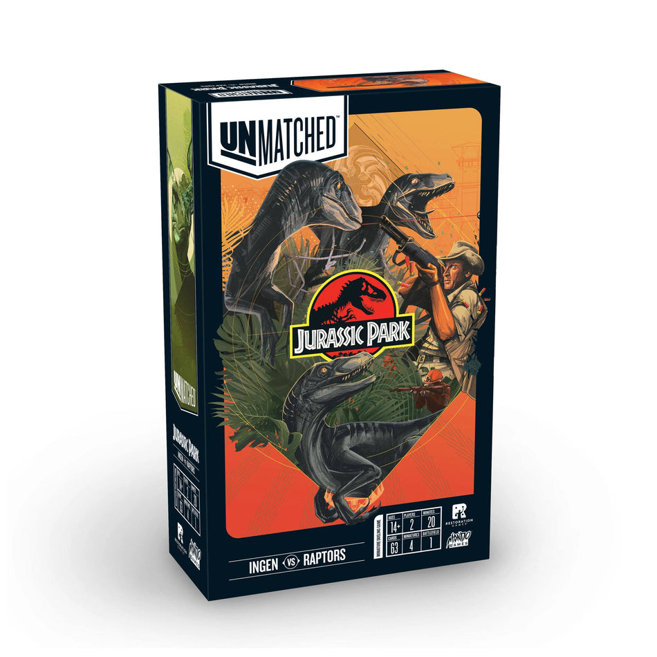 Unmatched Jurassic Park InGen vs Raptors - Collector's Avenue