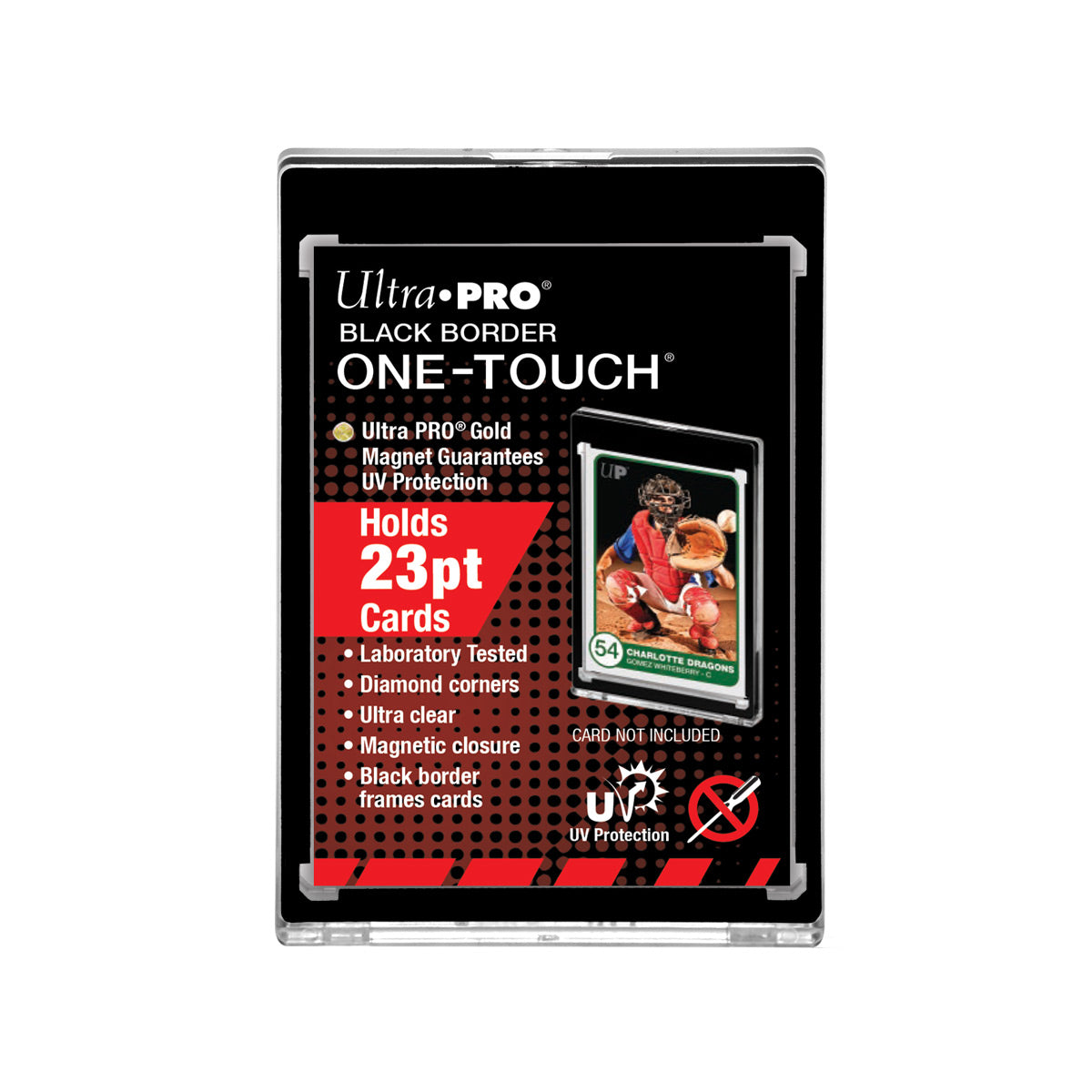 Ultra Pro 23pt Black Border One Touch Magnetic Closure - Collector's Avenue