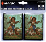 MTG Magic The Gathering Ultra Pro Deck Protector 100ct Sleeves - Wilds of Eldraine - B