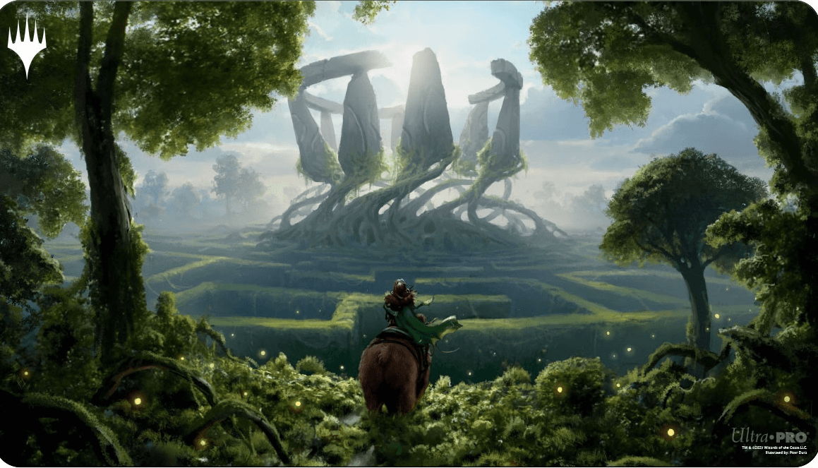 MTG Magic The Gathering Ultra Pro Playmat - Wilds of Eldraine - Green - Collector's Avenue