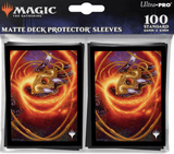 MTG Magic The Gathering Ultra Pro Deck Protector 100ct Sleeves - Modern Horizons 3 - Red - Collector's Avenue