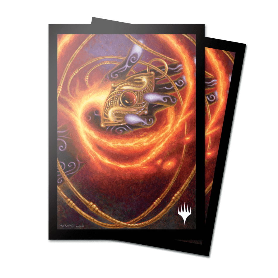 MTG Magic The Gathering Ultra Pro Deck Protector 100ct Sleeves - Modern Horizons 3 - Red - Collector's Avenue