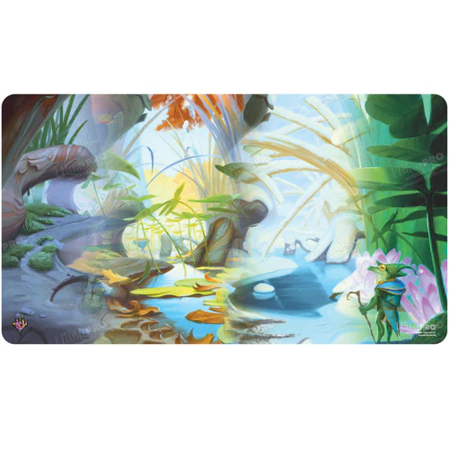 MTG Magic The Gathering Ultra Pro Playmat - Bloomburrow - Blue - Collector's Avenue