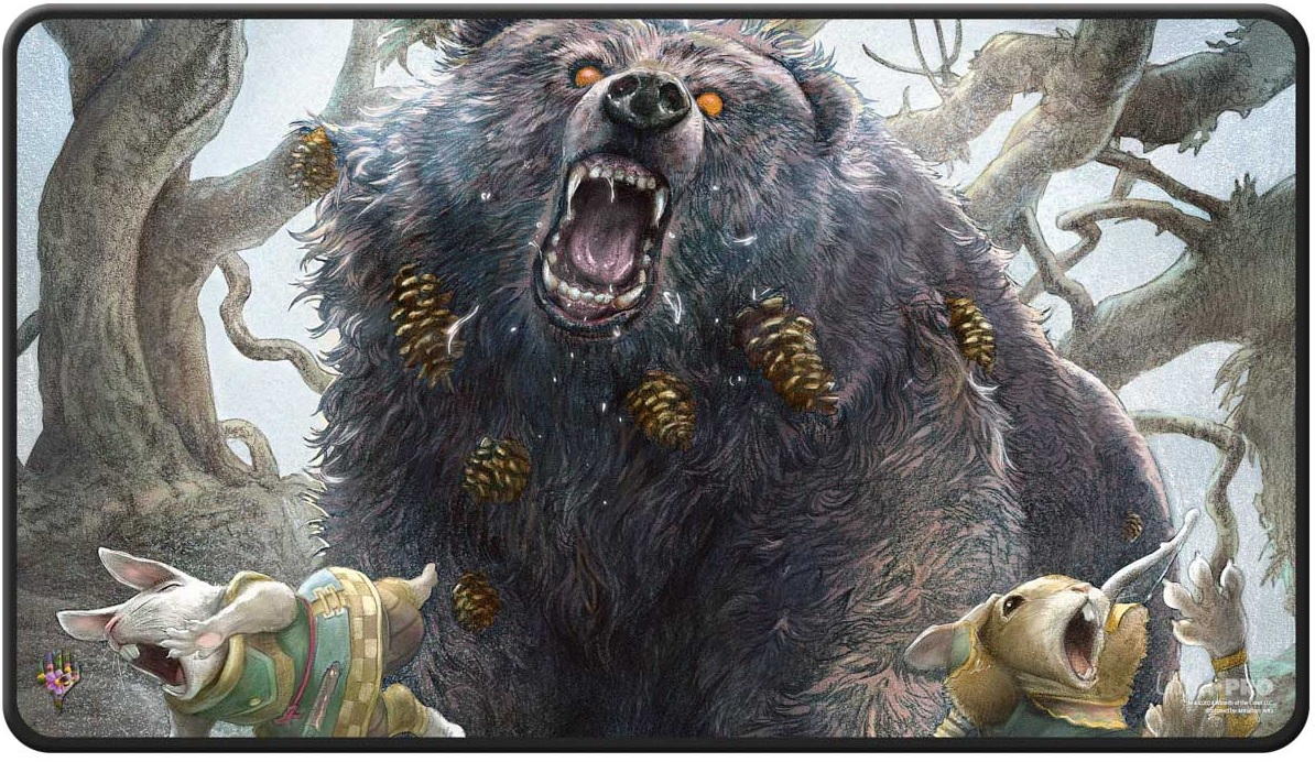 MTG Magic The Gathering Ultra Pro Playmat - Bloomburrow - Black Stitched Artist 2 - Collector's Avenue