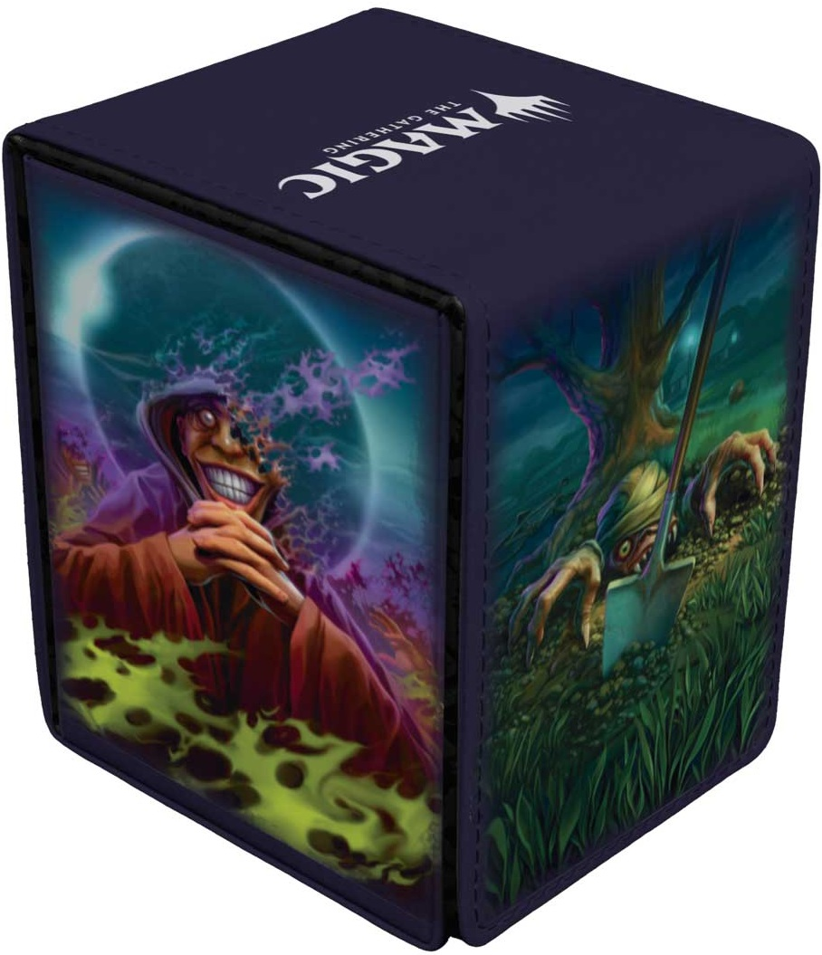 MTG Magic The Gathering Ultra Pro Alcove Flip Deck Box - Duskmourn - Guest Artist