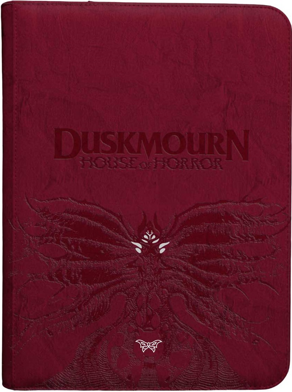 MTG Magic The Gathering Ultra PRO - Duskmourn Set Symbol - 9-Pocket Premium Zippered PRO-Binder