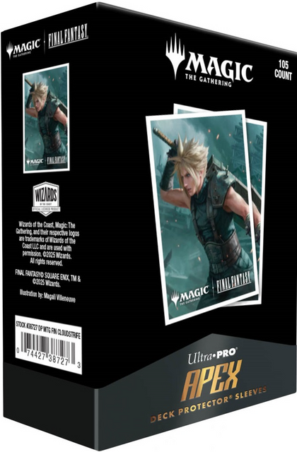 MTG Magic The Gathering Ultra PRO APEX Deck Protector Sleeves 105ct - Collector's Avenue MTG Magic The Gathering Ultra PRO APEX Deck Protector Sleeves 105ct - Collector's Avenue
