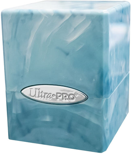 Ultra PRO Satin Cube Deck Box Light Blue/White