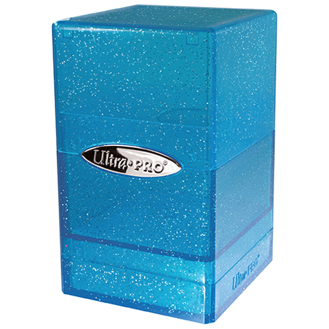 Ultra PRO Deck Box - Satin Tower Glitter Blue