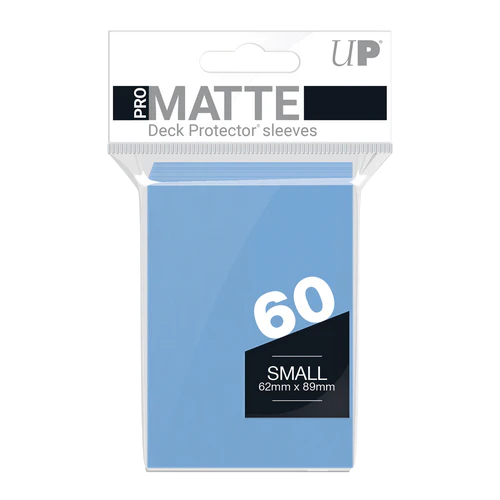 Ultra PRO Pro-Matte Small Deck Protector Sleeves 60ct Light Blue - Collector's Avenue