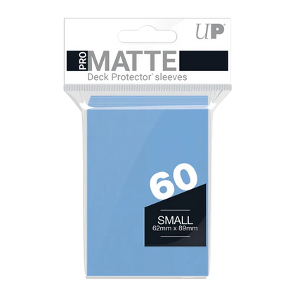 Ultra PRO Pro-Matte Small Deck Protector Sleeves 60ct Light Blue - Collector's Avenue