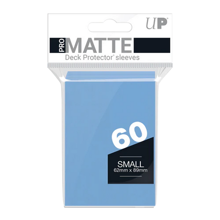 Ultra PRO Pro-Matte Small Deck Protector Sleeves 60ct Light Blue - Collector's Avenue