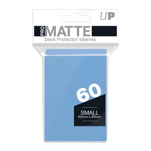 Ultra PRO Pro-Matte Small Deck Protector Sleeves 60ct Light Blue - Collector's Avenue