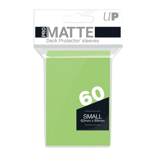 Ultra PRO Pro-Matte Small Deck Protector Sleeves 60ct Lime Green - Collector's Avenue