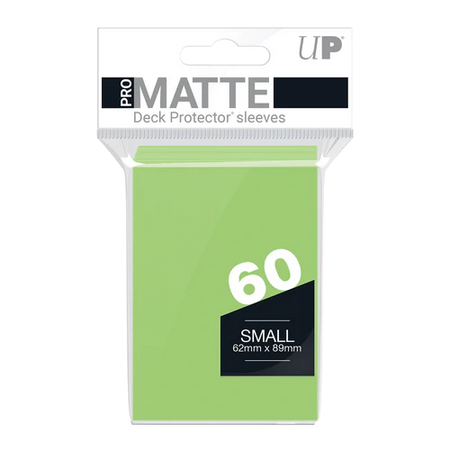 Ultra PRO Pro-Matte Small Deck Protector Sleeves 60ct Lime Green - Collector's Avenue