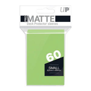 Ultra PRO Pro-Matte Small Deck Protector Sleeves 60ct Lime Green - Collector's Avenue