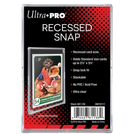 Ultra PRO Recessed Snap Card Holder - Collector's Avenue