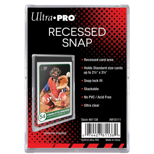 Ultra PRO Recessed Snap Card Holder - Collector's Avenue