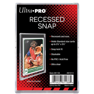 Ultra PRO Recessed Snap Card Holder