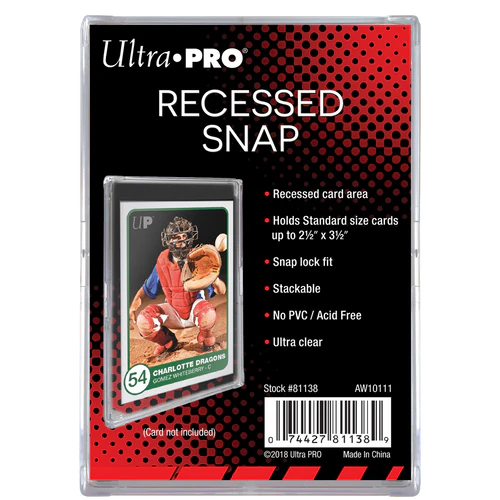 Ultra PRO Recessed Snap Card Holder