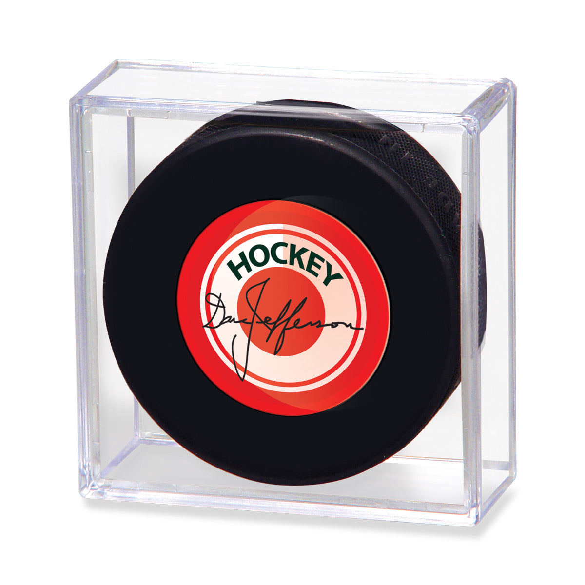 Ultra PRO Square Regulation Hockey Puck Holder - Collector's Avenue