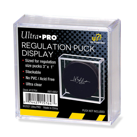 Ultra PRO Square Regulation Hockey Puck Holder - Collector's Avenue