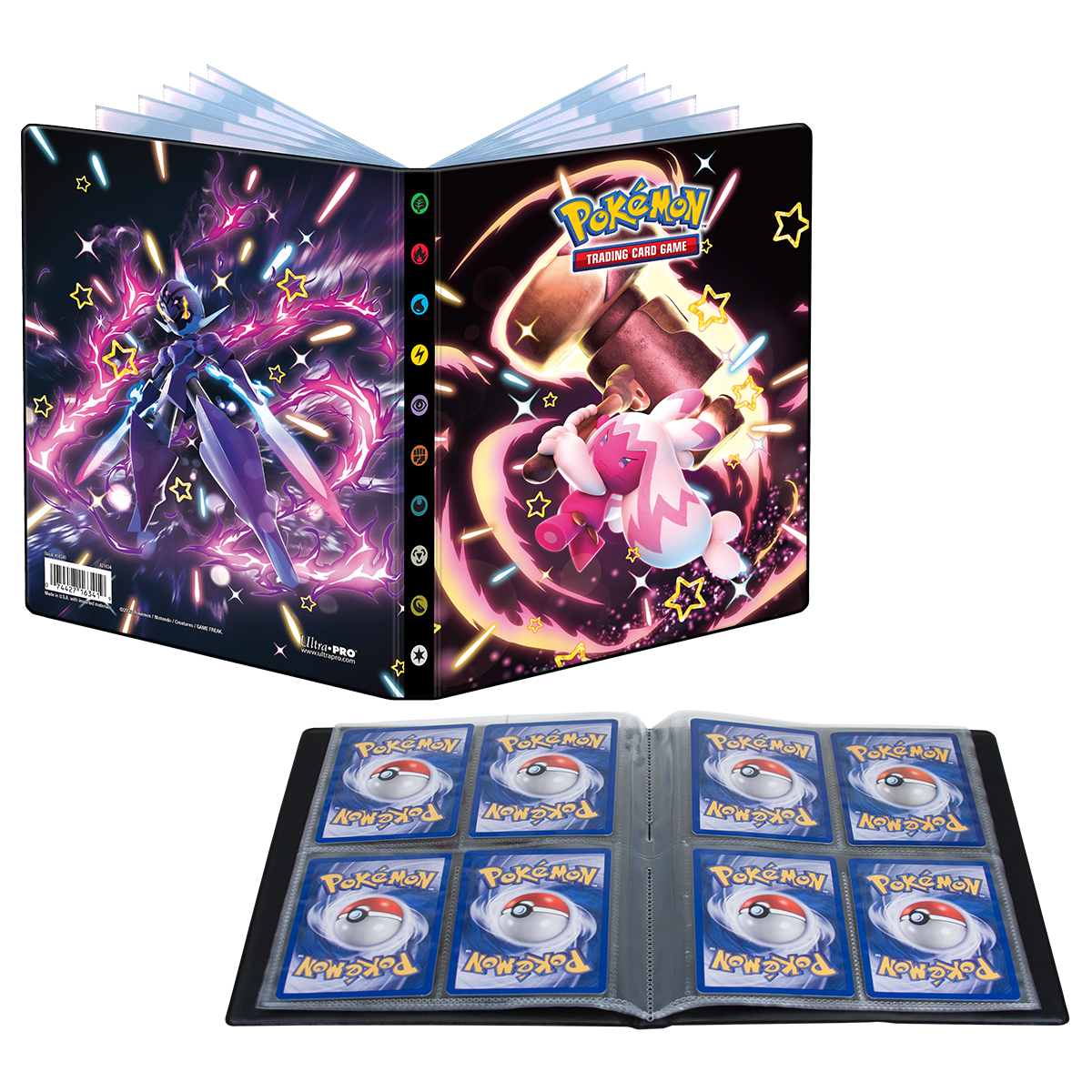 Pokemon Scarlet and Violet SV4.5 Paldean Fates Shiny Tinkaton and Ceruledge 4-Pocket Portfolio - Collector's Avenue