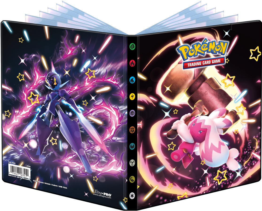 Pokemon Scarlet and Violet SV4.5 Paldean Fates Shiny Tinkaton and Ceruledge 4-Pocket Portfolio - Collector's Avenue