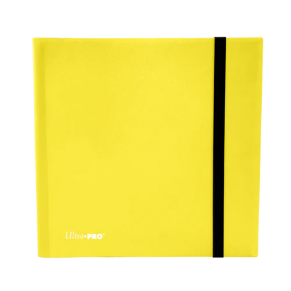 Ultra PRO 12-Pocket Eclipse PRO-Binder Lemon Yellow - Collector's Avenue