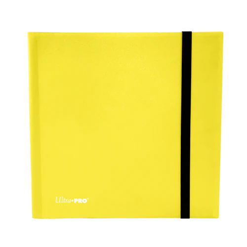 Ultra PRO 12-Pocket Eclipse PRO-Binder Lemon Yellow - Collector's Avenue