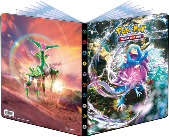 Pokemon Scarlet and Violet Temporal Forces Walking Wake and Iron Leaves Ultra PRO 9-Pocket Portfolio - Collector's Avenue