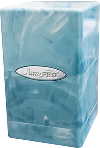 Ultra PRO Deck Box Satin Tower Light Blue/White