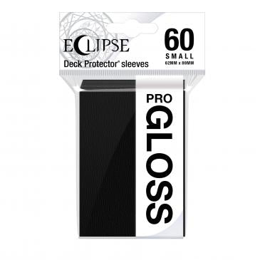 Ultra PRO Small Deck Protectors 60ct Pro Gloss Eclipse Jet Black