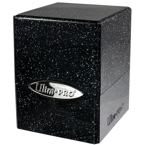 Ultra PRO Satin Cube Deck Box Glitter Black - Collector's Avenue