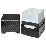 Ultra PRO Satin Cube Deck Box Glitter Black - Collector's Avenue