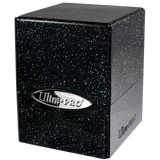 Ultra PRO Satin Cube Deck Box Glitter Black - Collector's Avenue