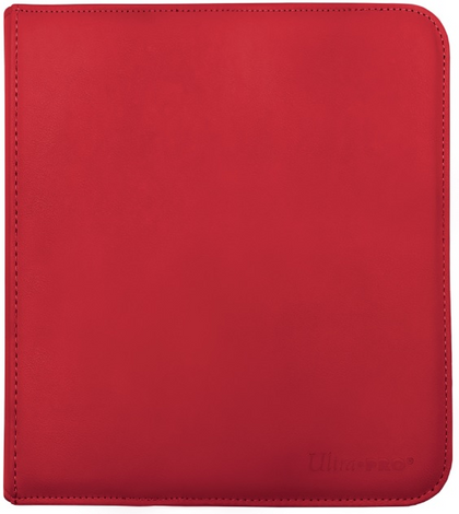 Ultra PRO Vivid 12-Pocket Zippered PRO-Binder Red