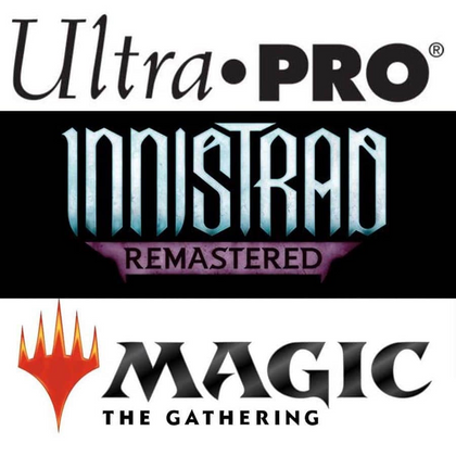 MTG Magic The Gathering Ultra Pro Playmat - Innistrad Remastered - Black Stitched Planeswalker A