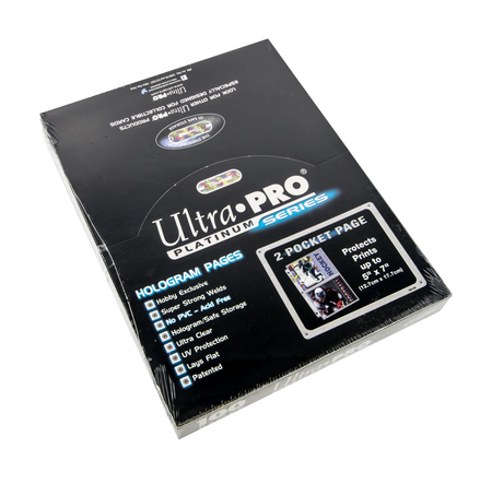 Ultra Pro Platinum Series 2-Pocket Pages 5"x7" (100 Count Box) - Collector's Avenue