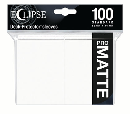 Ultra PRO Sleeves 100 Count Standard Sized Eclipse Matte White